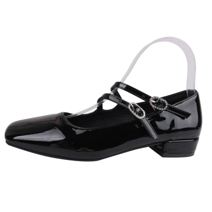 Ballet Pumps |  Womens Black Double Strap Ballet Pumps Ballet Pumps Ballet Pumps