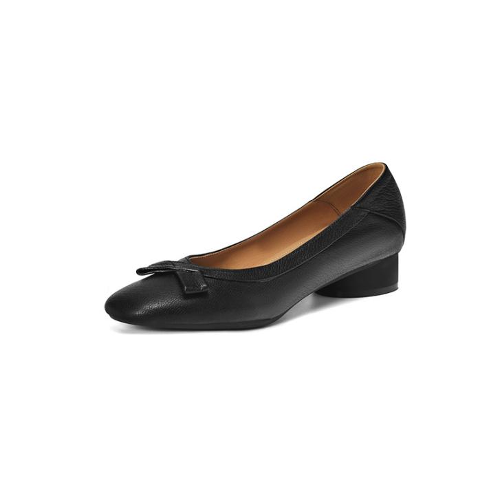 Ballet Pumps |  Womens Wide Fit Black Bow Detail Ballet Pumps Ballet Pumps Ballet Pumps