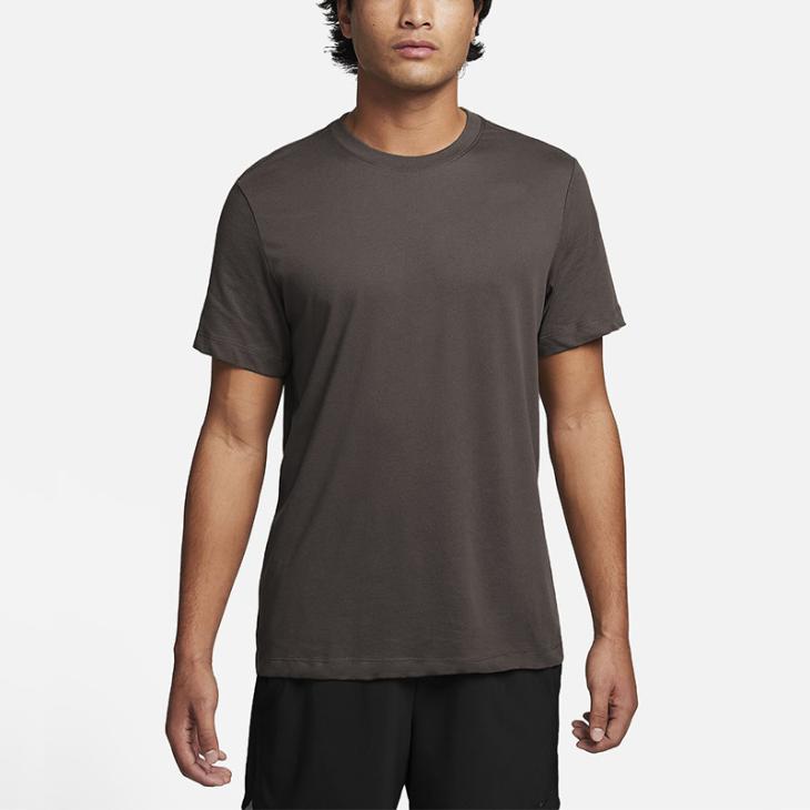 Basics |  Mens Stone Cotton Crew Neck T-Shirt Basics Basics