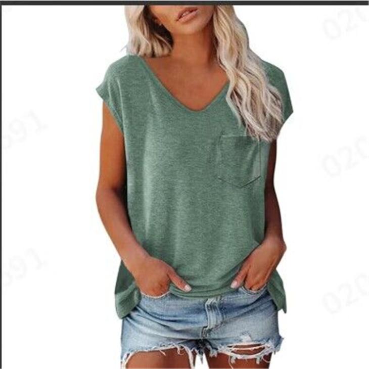 Basics |  Womens Grey Relaxed V Neck T-Shirt Basics Basics