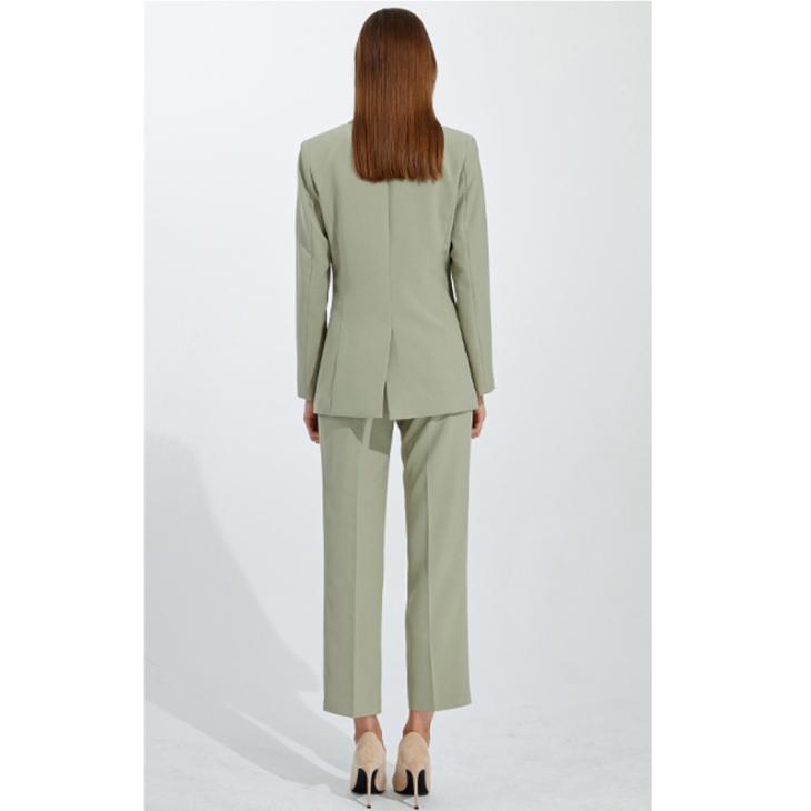 Blazers |  Womens Blue Vanilla Light Green Tailored Blazer Blazers Blazers