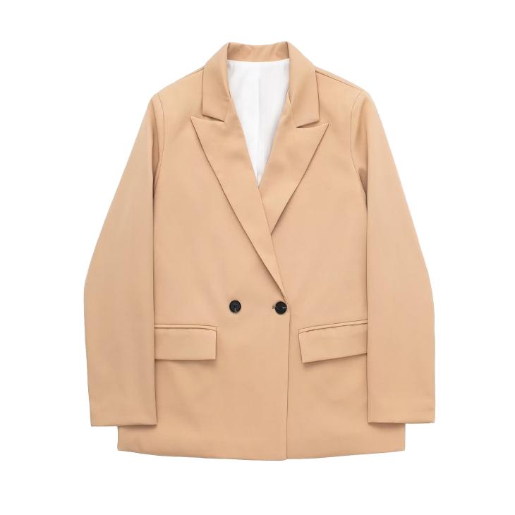 Blazers |  Womens Camel Oversized Blazer Blazers Blazers