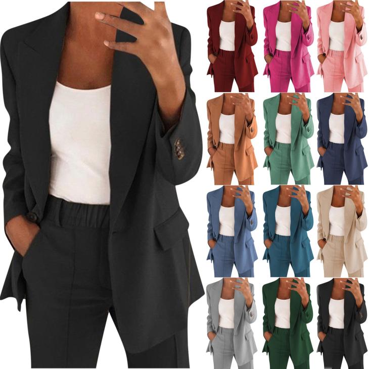 Blazers |  Womens Tall Black Textured Jersey Blazer Blazers Blazers