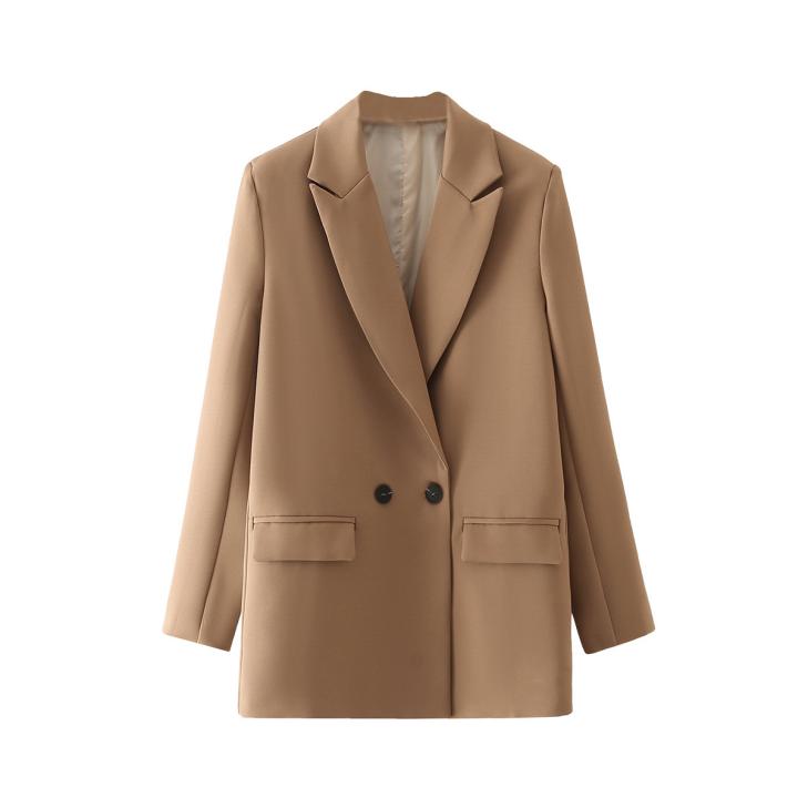 Blazers |  Womens Tall Camel Oversized Blazer Blazers Blazers