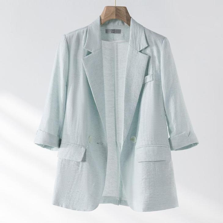 Blazers |  Womens Tall White Textured Jersey Blazer Blazers Blazers