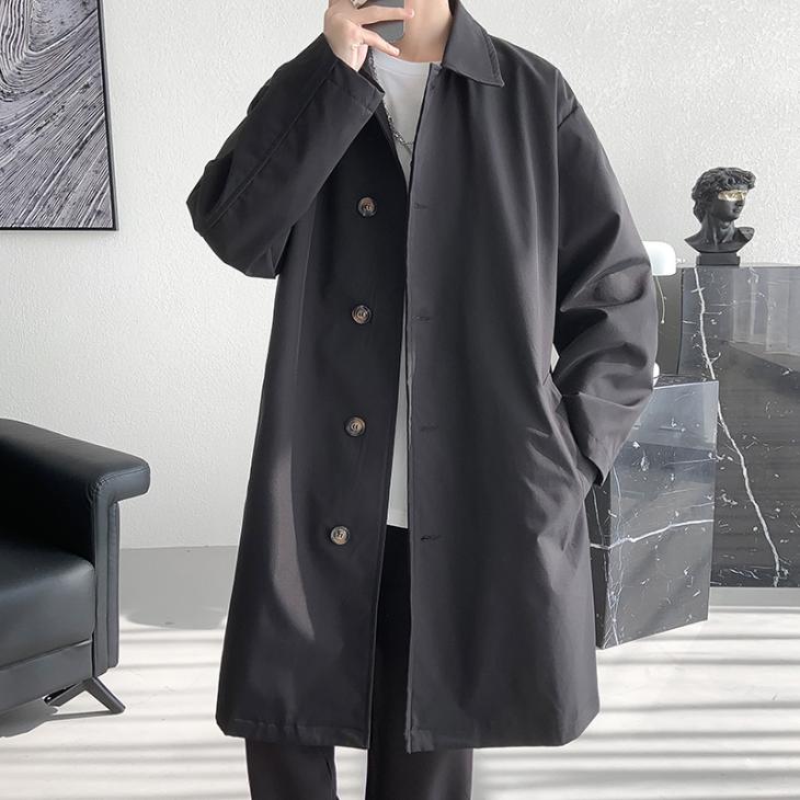 Coats & Jackets |  Mens Black Regular Car Coat Clothing Coats & Jackets