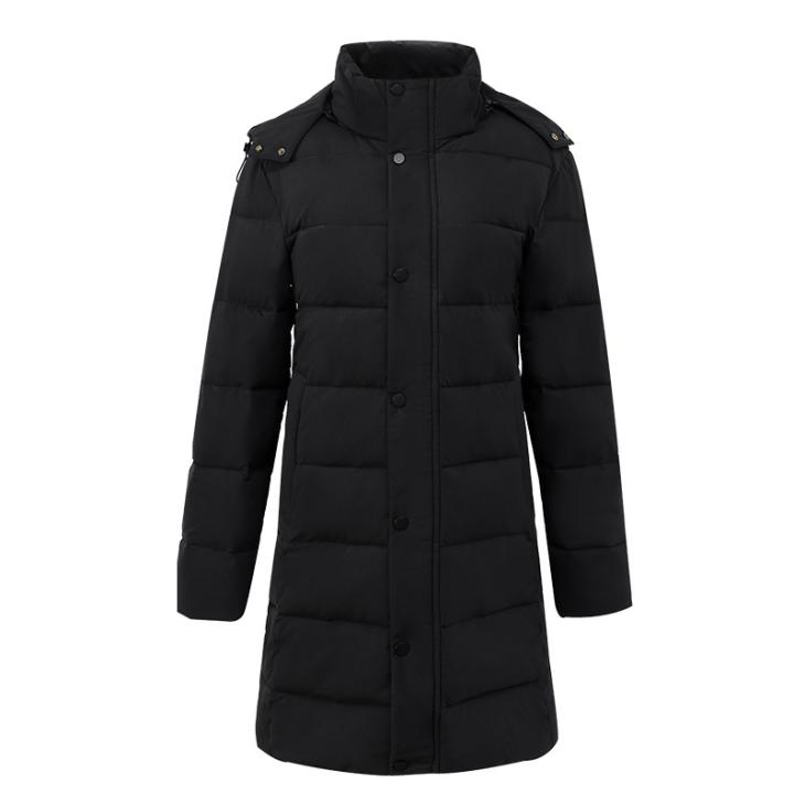 Coats & Jackets |  Womens Black Faux Fur Trim Hood Long Puffer Coat Clothing Coats & Jackets