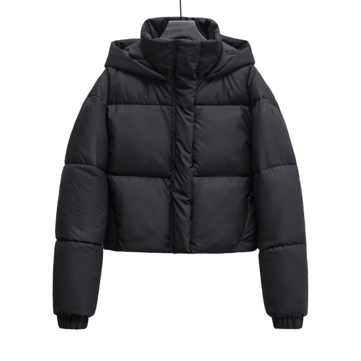 Coats & Jackets |  Womens Black Hooded Puffer Coat Clothing Coats & Jackets