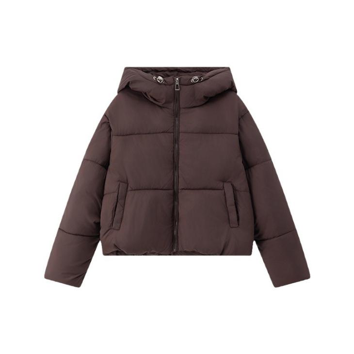 Coats & Jackets |  Womens Grey Cropped Puffer Coat Clothing Coats & Jackets