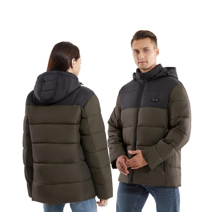 Coats & Jackets |  Womens Khaki Hooded Puffer Jacket Clothing Coats & Jackets