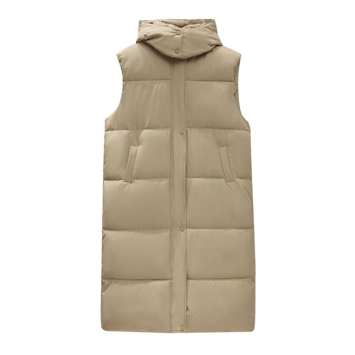 Coats & Jackets |  Womens Mink Hooded Puffer Gilet Clothing Coats & Jackets