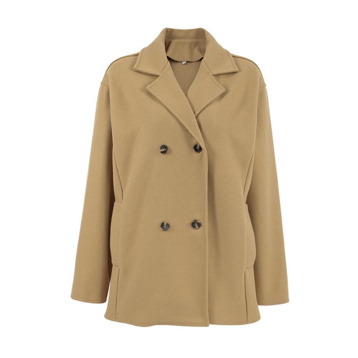 Coats & Jackets |  Womens Navy Double Breasted Pea Coat Clothing Coats & Jackets