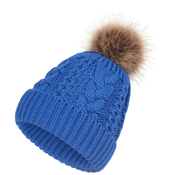 Hats |  Womens Camel Faux-Fur Pom Pom Bobble Hat Accessories Hats