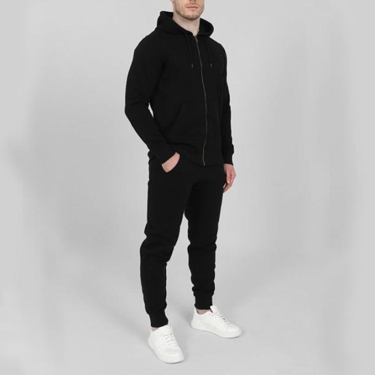 Hoodies & Sweats |  Mens Black Zip Up Hoodie Clothing Hoodies & Sweats