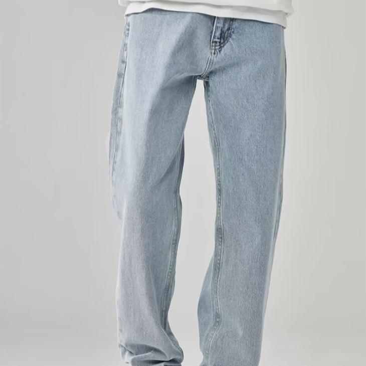 Jeans |  Mens Blue Straight Leg Jeans Clothing Jeans