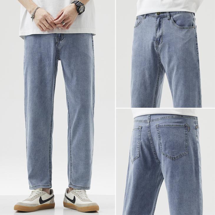 Jeans |  Mens Pale Blue Slim Fit Jeans Clothing Denim