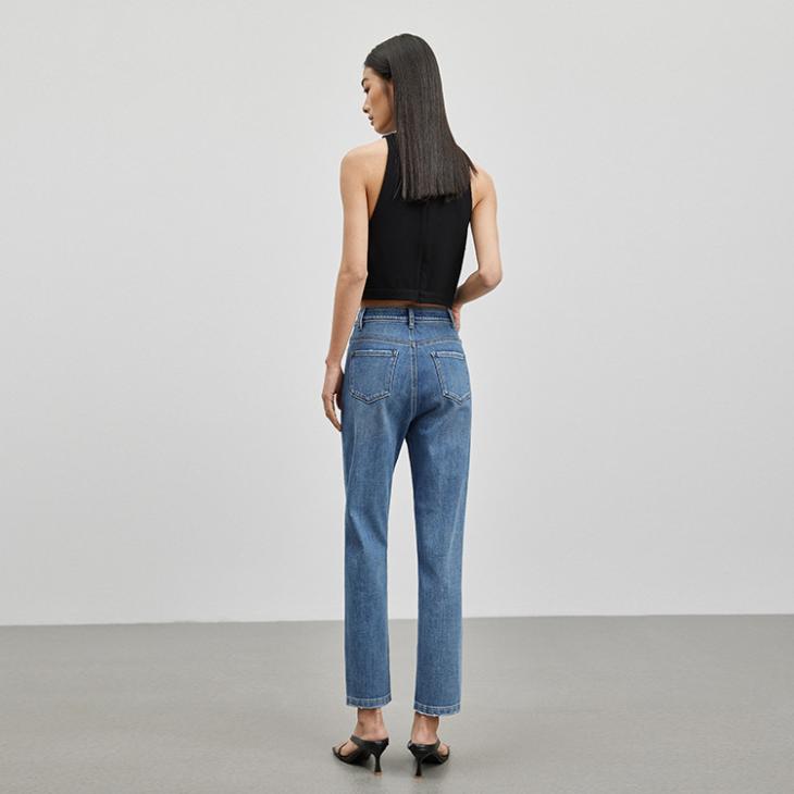 Jeans |  Womens Ankle Grazing Hannah Straight Leg Jeans Clothing Jeans