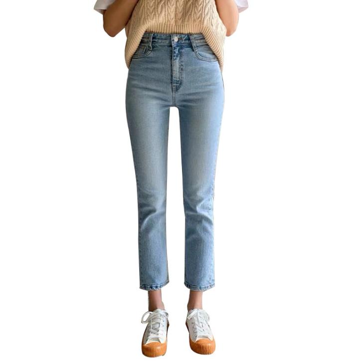 Jeans |  Womens Pale Blue Hannah Straight Leg Jeans Clothing Jeans