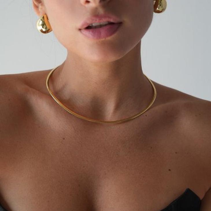 Jewellery |  Womens Gold Tone Collar Necklace Accessories Jewellery