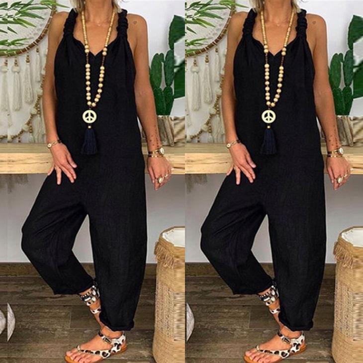 Jumpsuits & Playsuits |  Womens Black Frill Sleeve Jumpsuit Clothing Jumpsuits & Playsuits