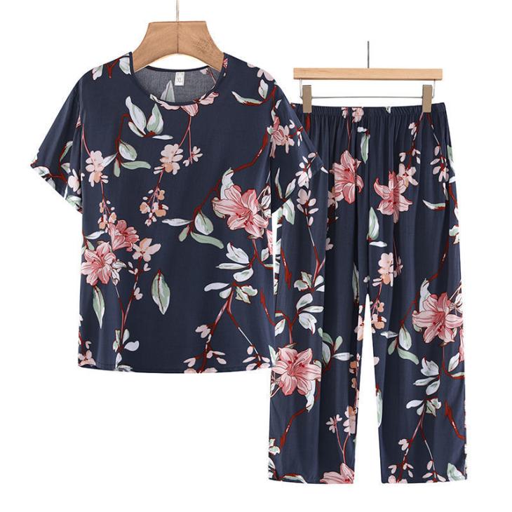 Jumpsuits & Playsuits |  Womens Navy Butterfly Print Short Sleeve Jumpsuit Clothing Jumpsuits & Playsuits