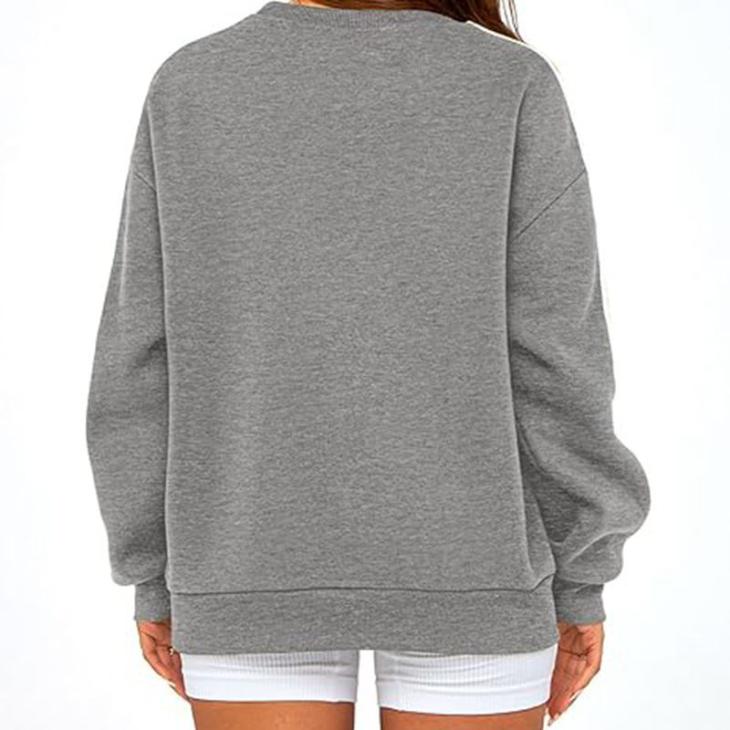 Lounge & Sports |  Womens Grey Acid Wash Cotton Blend Sweatshirt Clothing Hoodies & Sweatshirts