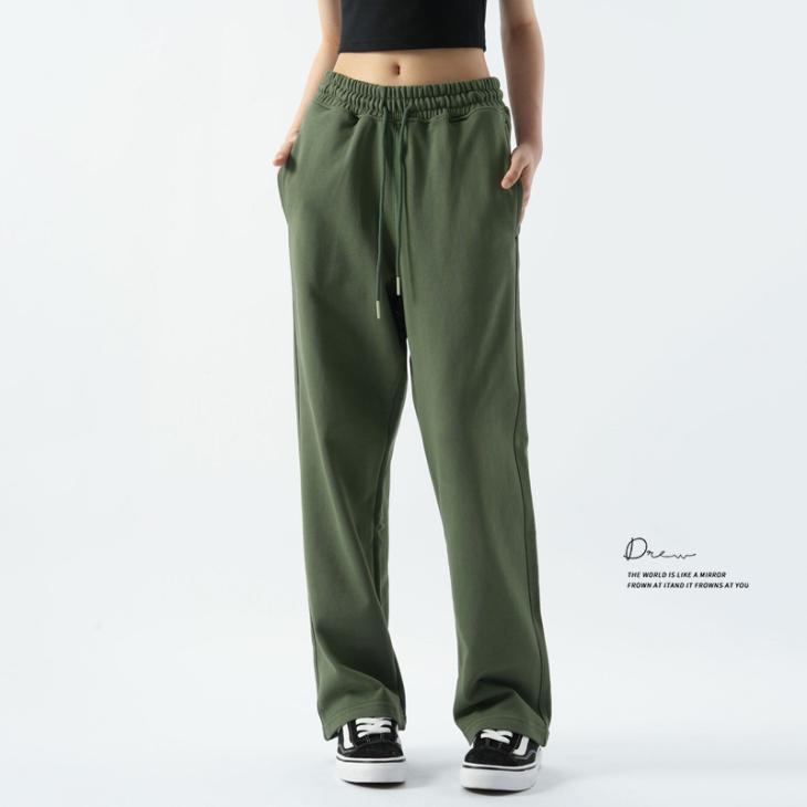 Lounge & Sports |  Womens Khaki Wide Leg Joggers Clothing Lounge & Sports