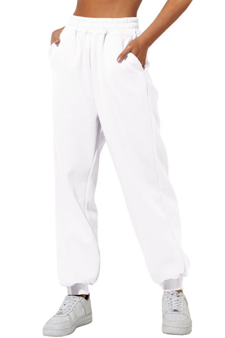 Lounge & Sports |  Womens Pale Grey Cuffed Joggers Clothing Lounge & Sports