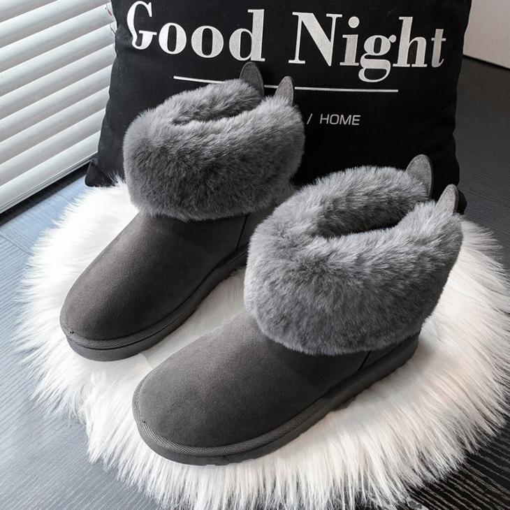 Nightwear |  Womens Brown Suedette Faux Fur Trim Slipper Boots Clothing Nightwear