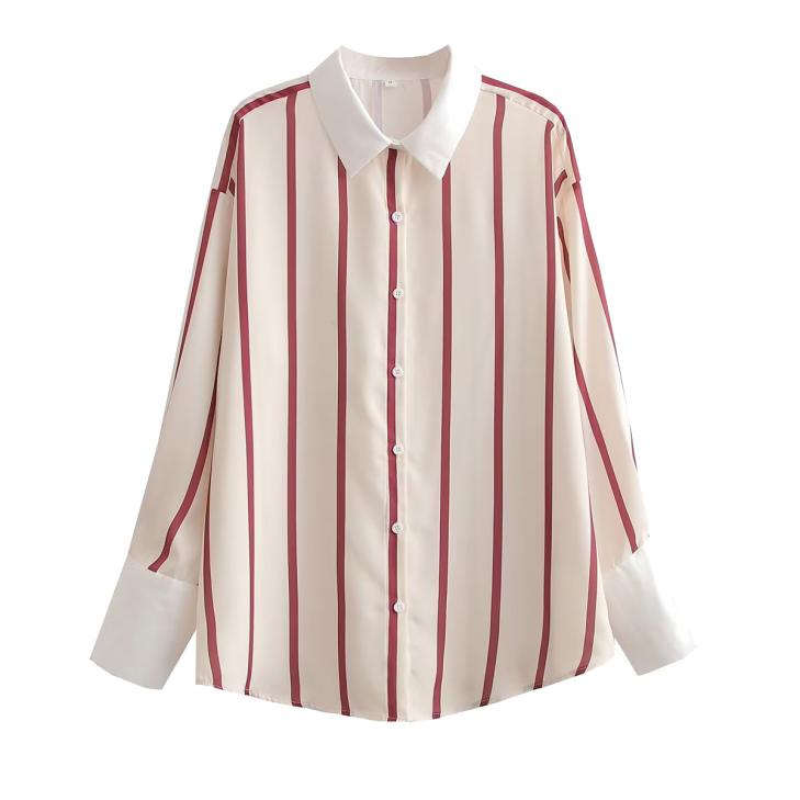 Shirts & Blouses |  Womens Off White Striped Shirt Clothing Shirts & Blouses