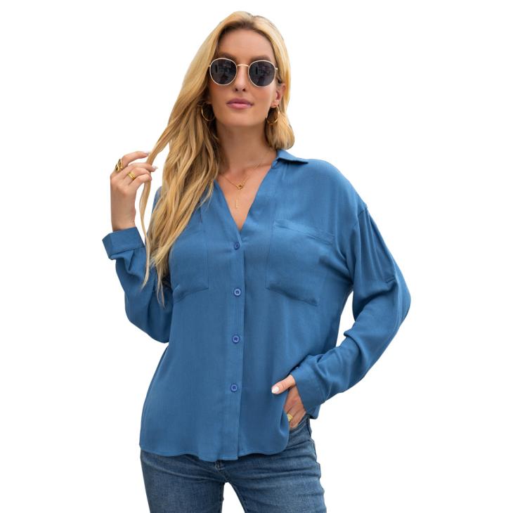 Shirts & Blouses |  Womens White Crepe Shirt Clothing Shirts & Blouses