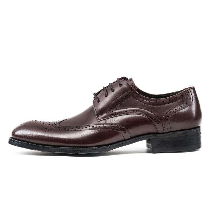 Shoes |  Mens Dark Brown Perforated Lace Up Brogues Mens Mens