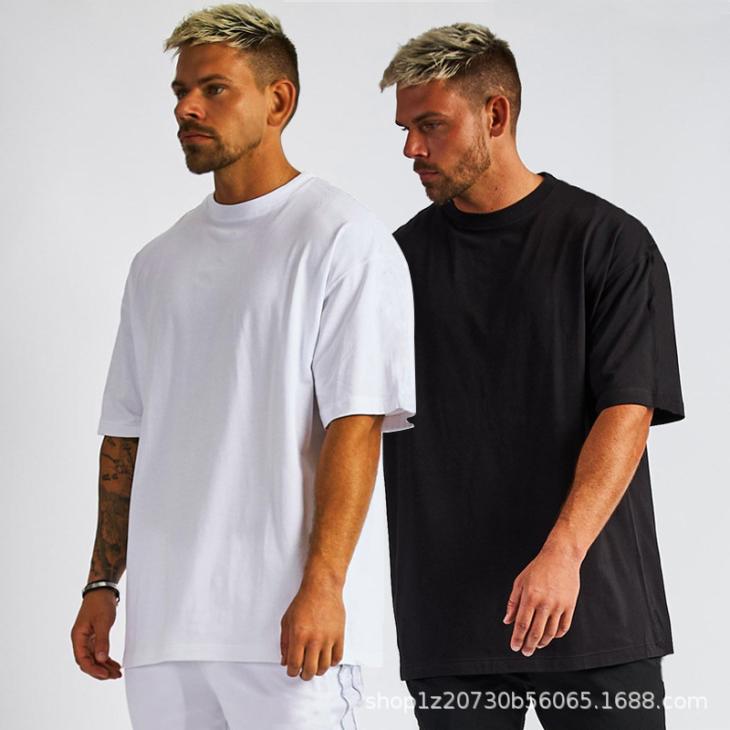 T-Shirt & Polos |  Mens 2 Pack Black Oversized Cotton T-Shirts Clothing Mens