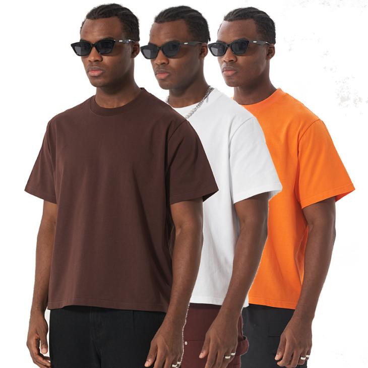 T-Shirt & Polos |  Mens Rust Cotton Crew Neck Oversized T-Shirt Clothing Mens