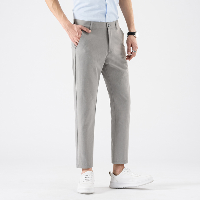 Tailoring & Suits |  Mens Pale Grey Skinny Suit Trousers Clothing Mens