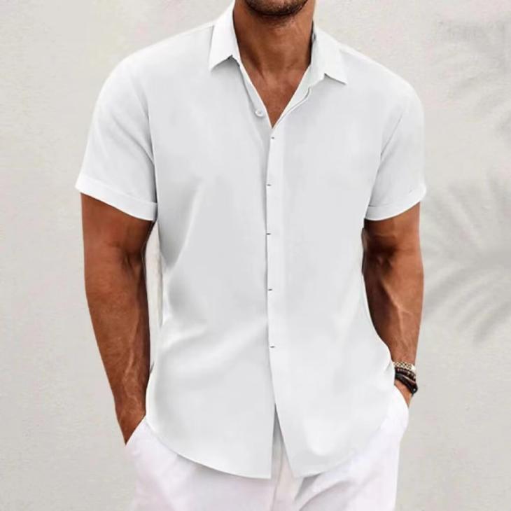 Tailoring & Suits |  Mens White Poplin Regular Fit Short Sleeve Shirt Clothing Mens