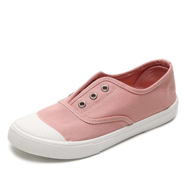 Trainers |  Womens Stone Linen Effect Slip On Trainers Shoes Trainers