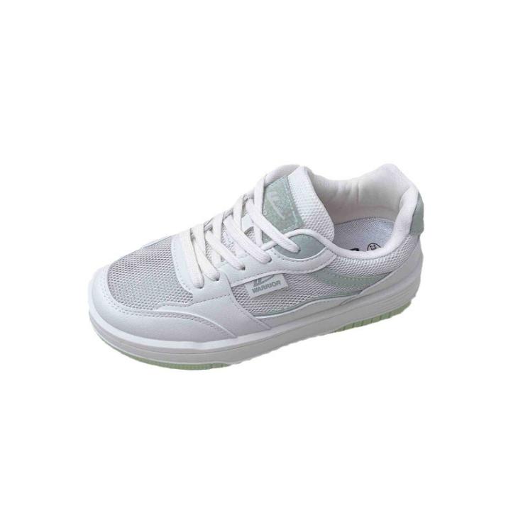 Trainers |  Womens White Panelled Two Tone Trainers Shoes Trainers