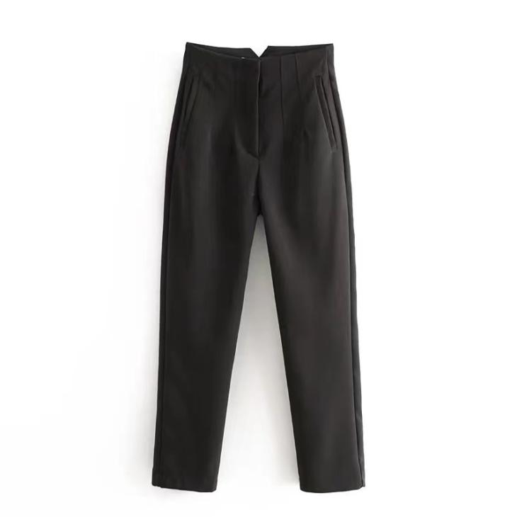 Trousers |  Womens Grey Dart Pleat Tapered Trousers Clothing Trousers