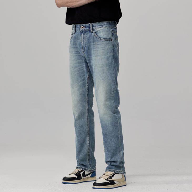 Denim |  Mens Blue Mid Wash Slim Fit Jeans Basics Basics