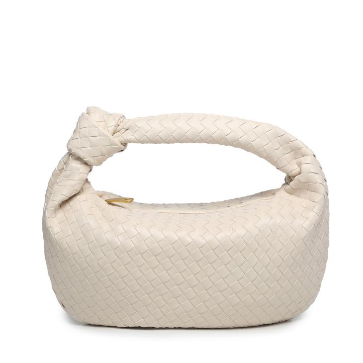 Bags |  Womens Mink Woven Leather Look Mini Top Handle Bag Accessories Bags