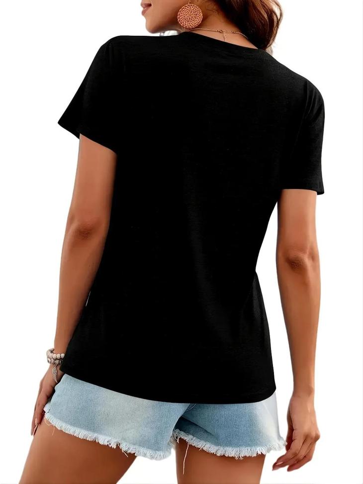 Basics |  Womens White Cotton Short Sleeve T-Shirt Basics Basics