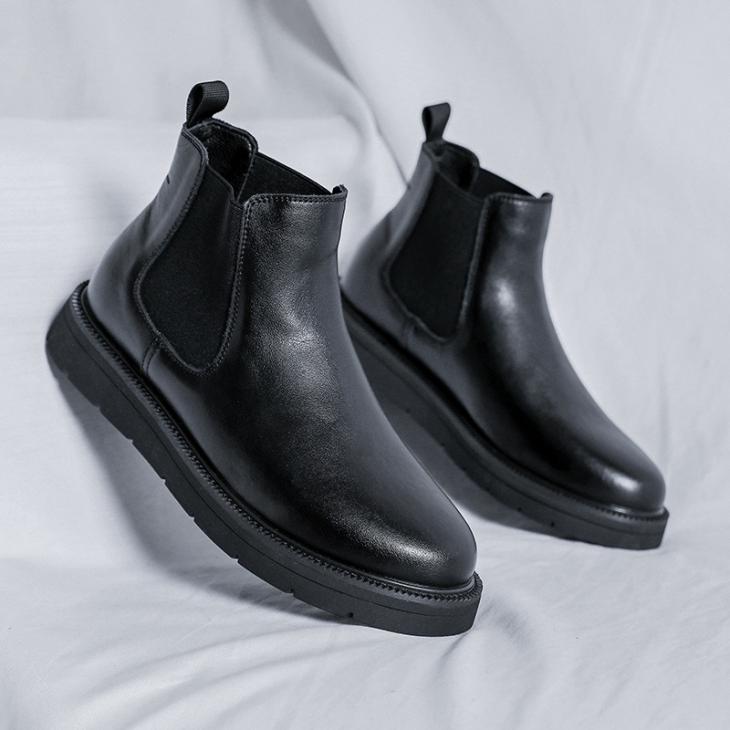 Boots |  Womens Black Chunky Chelsea Boots Boots Boots